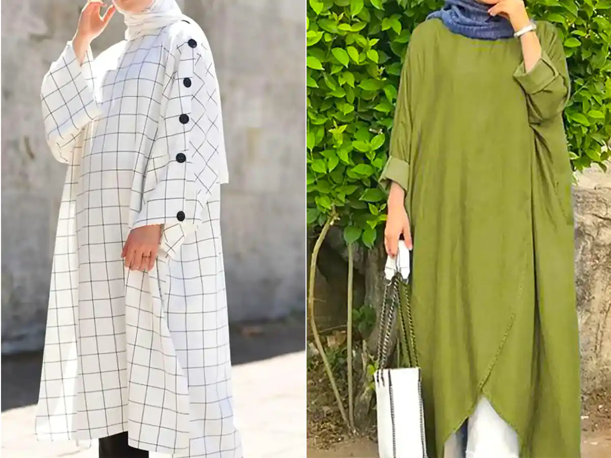 مانتو جلو بسته ترند زنانه