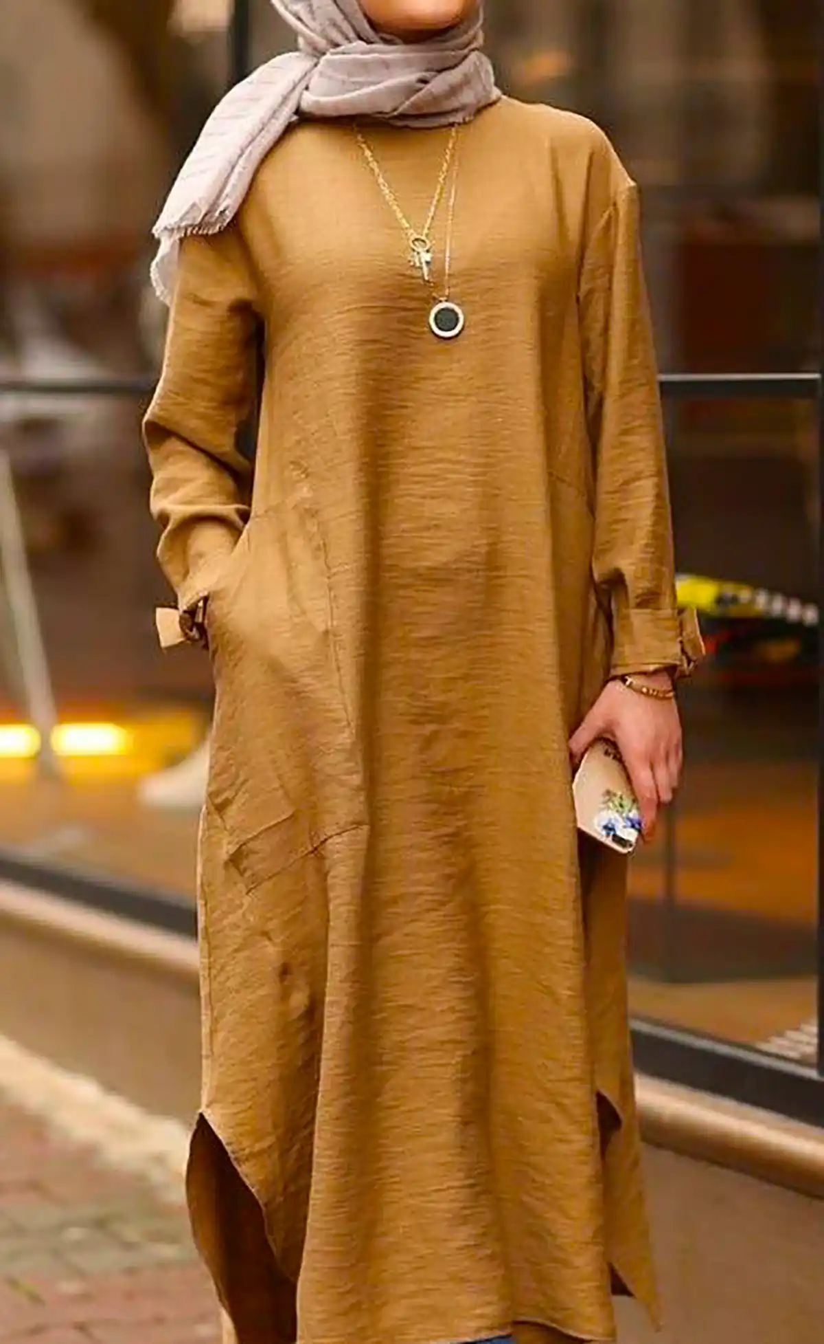 مانتو جلو بسته ترند زنانه