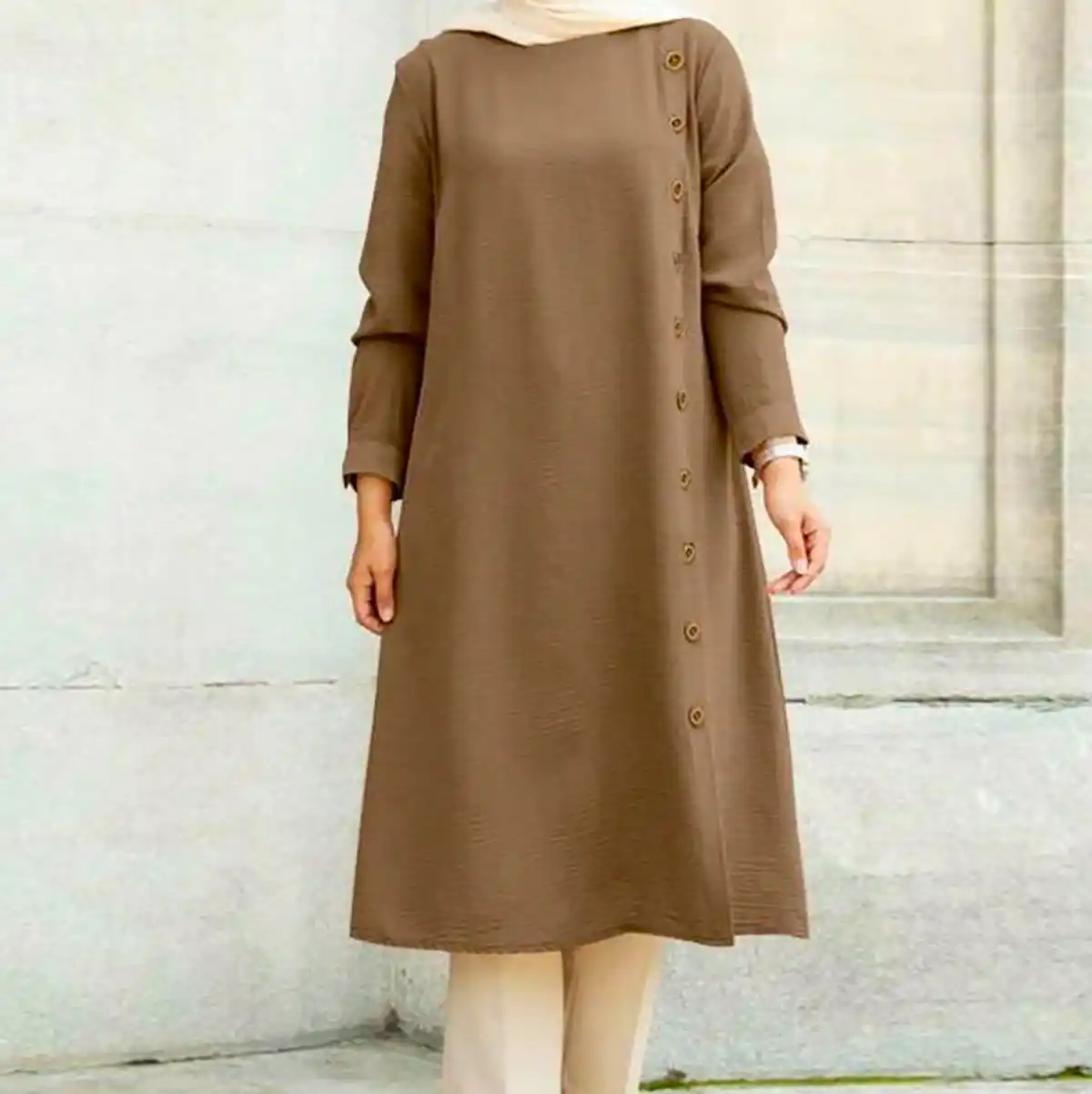 مانتو جلو بسته ترند زنانه