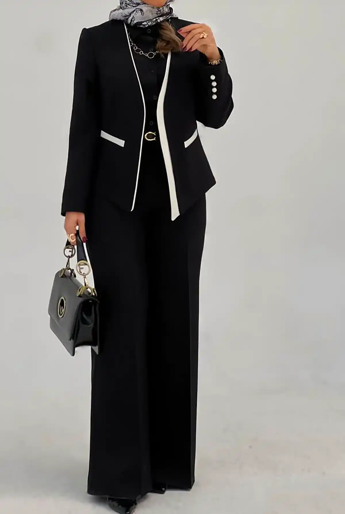 مانتو کتی سوزن دوزی شده شیک