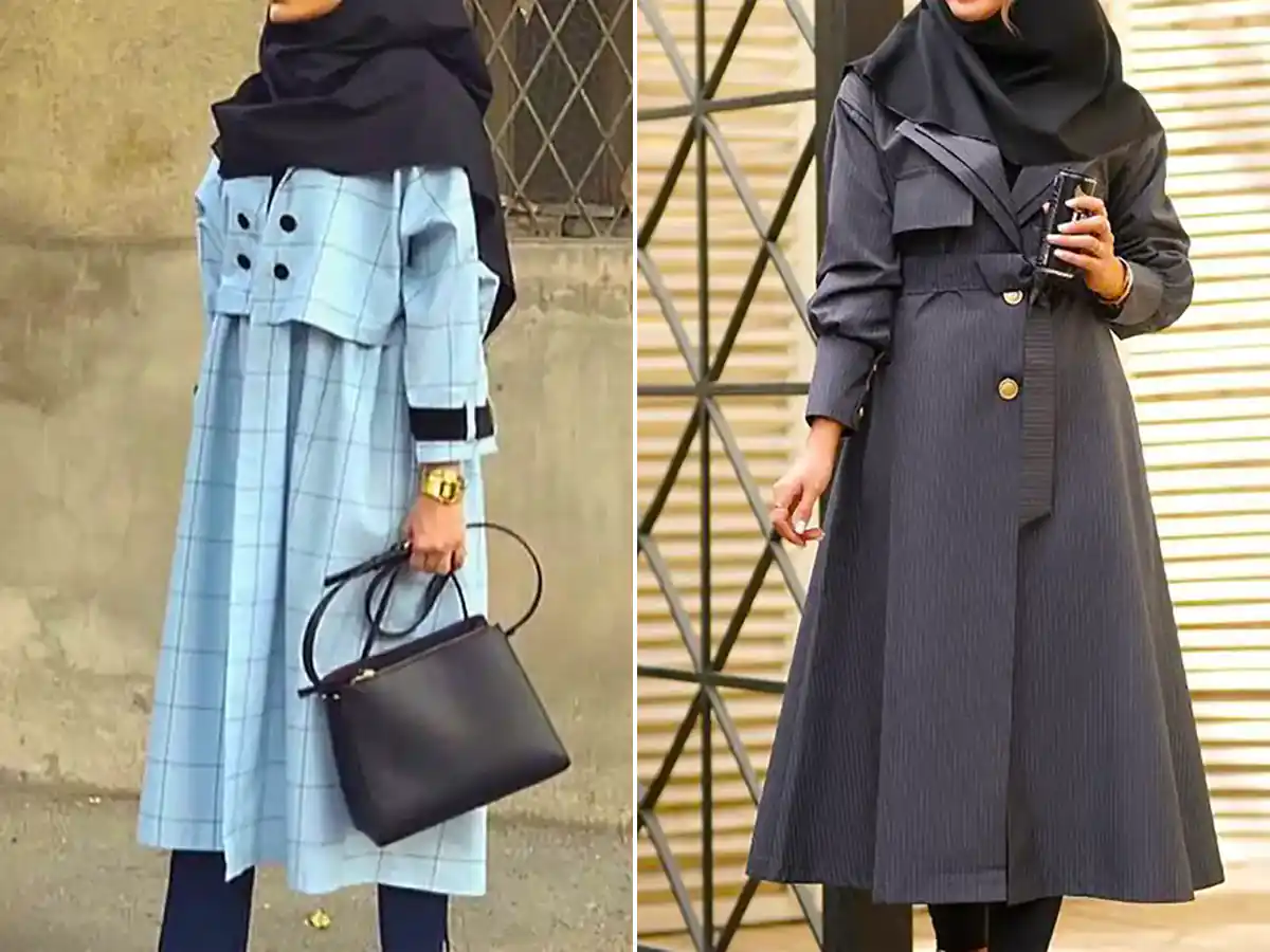 مانتو پوشیده رسمی شیک