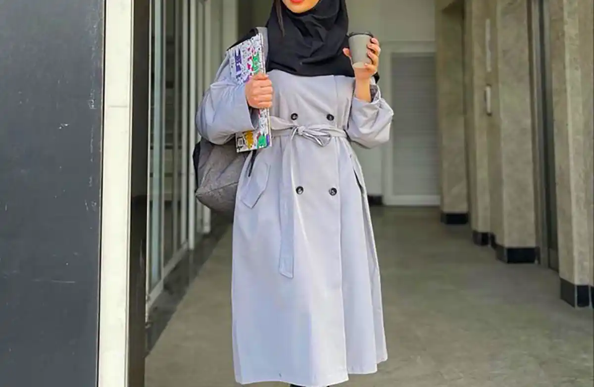 مانتو پوشیده رسمی شیک