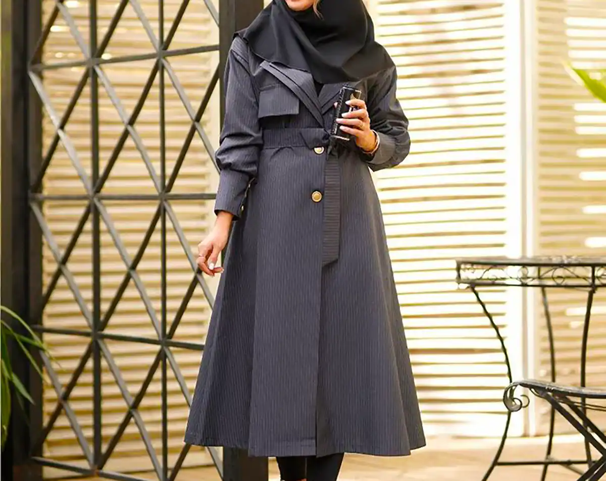 مانتو پوشیده رسمی شیک