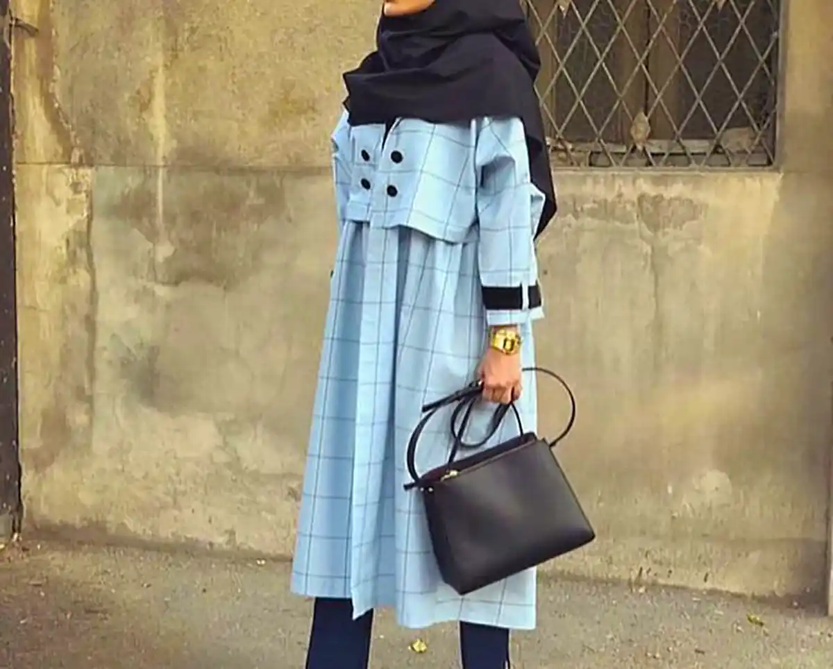 مانتو پوشیده رسمی شیک