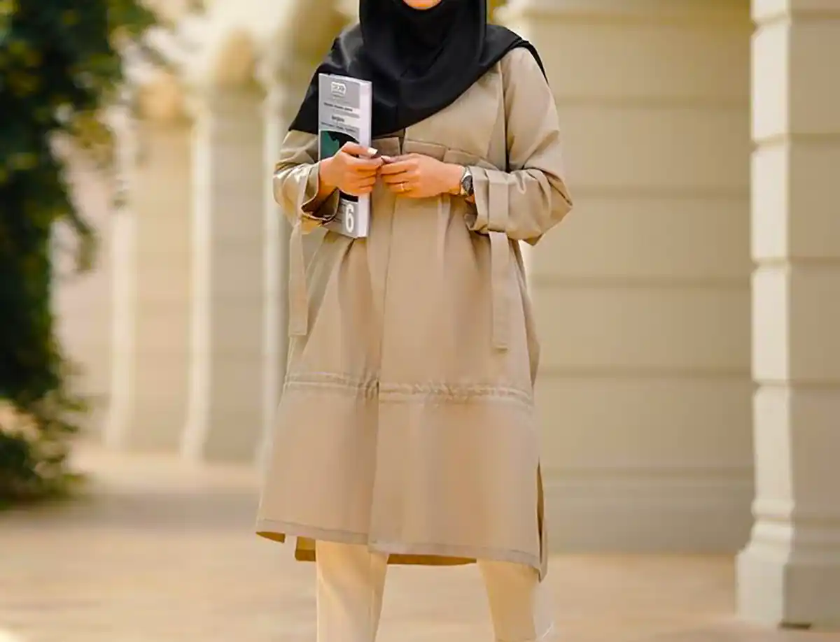 مانتو پوشیده رسمی شیک