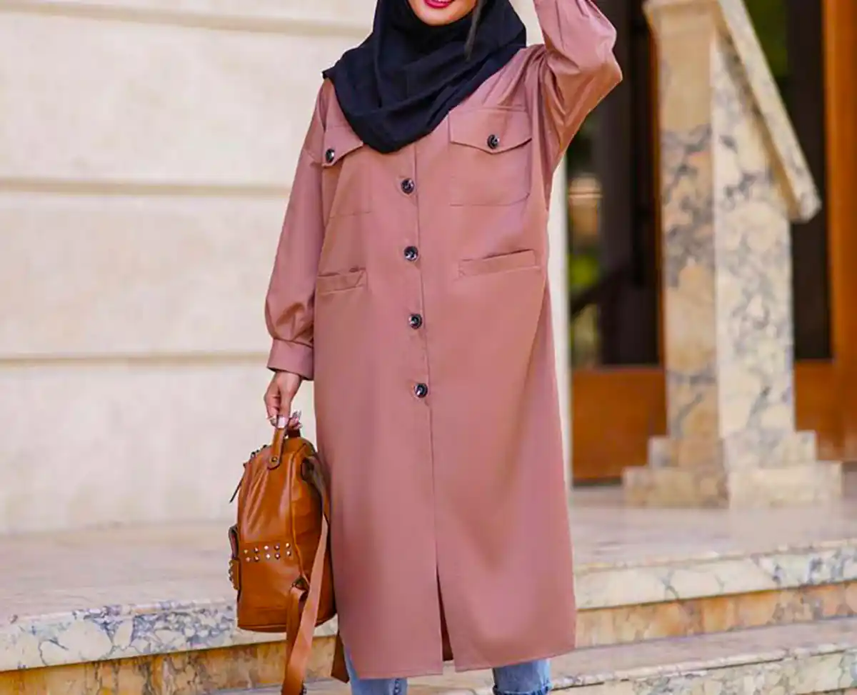 مانتو پوشیده رسمی شیک