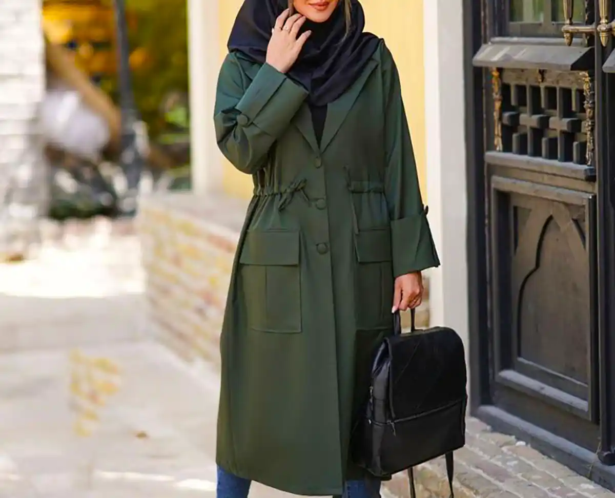 مانتو پوشیده رسمی شیک