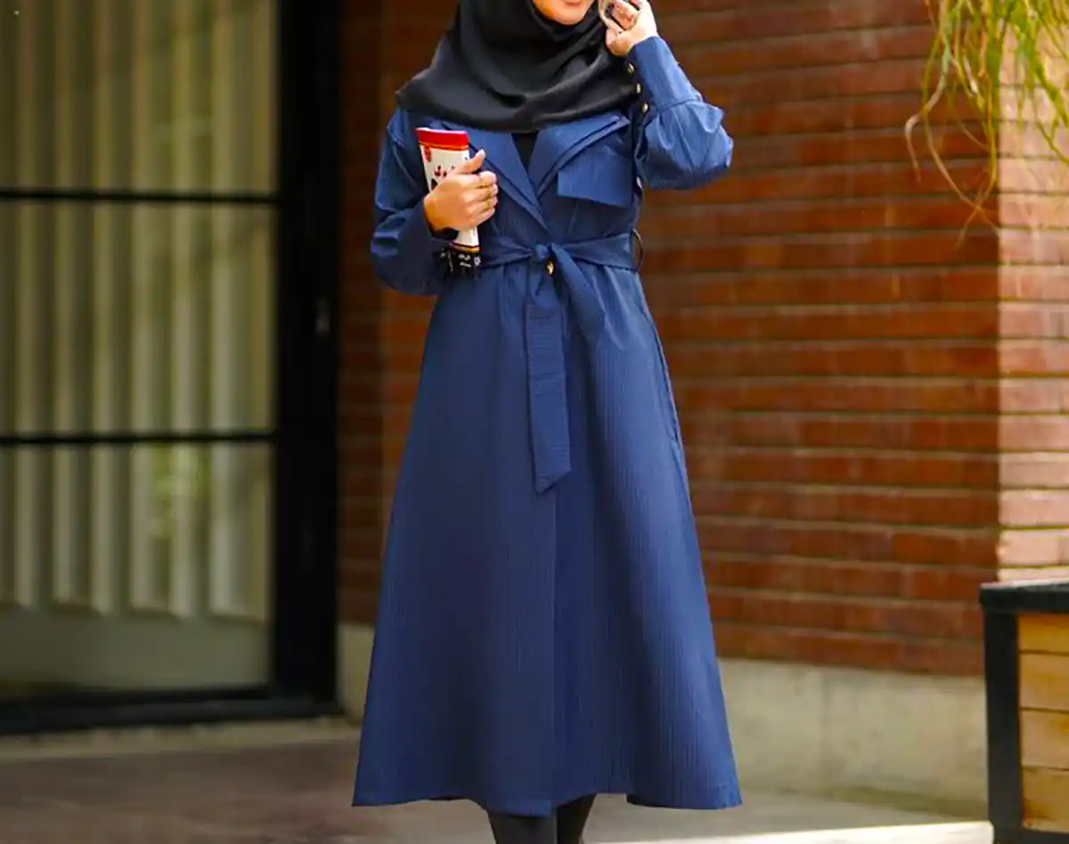 مانتو پوشیده رسمی شیک