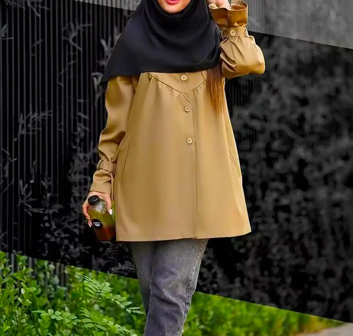 مانتو پوشیده رسمی شیک