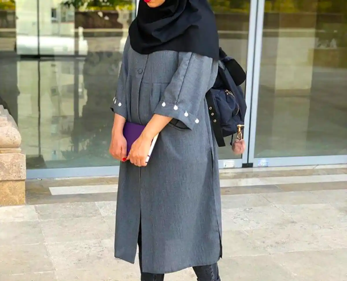 مانتو پوشیده رسمی شیک