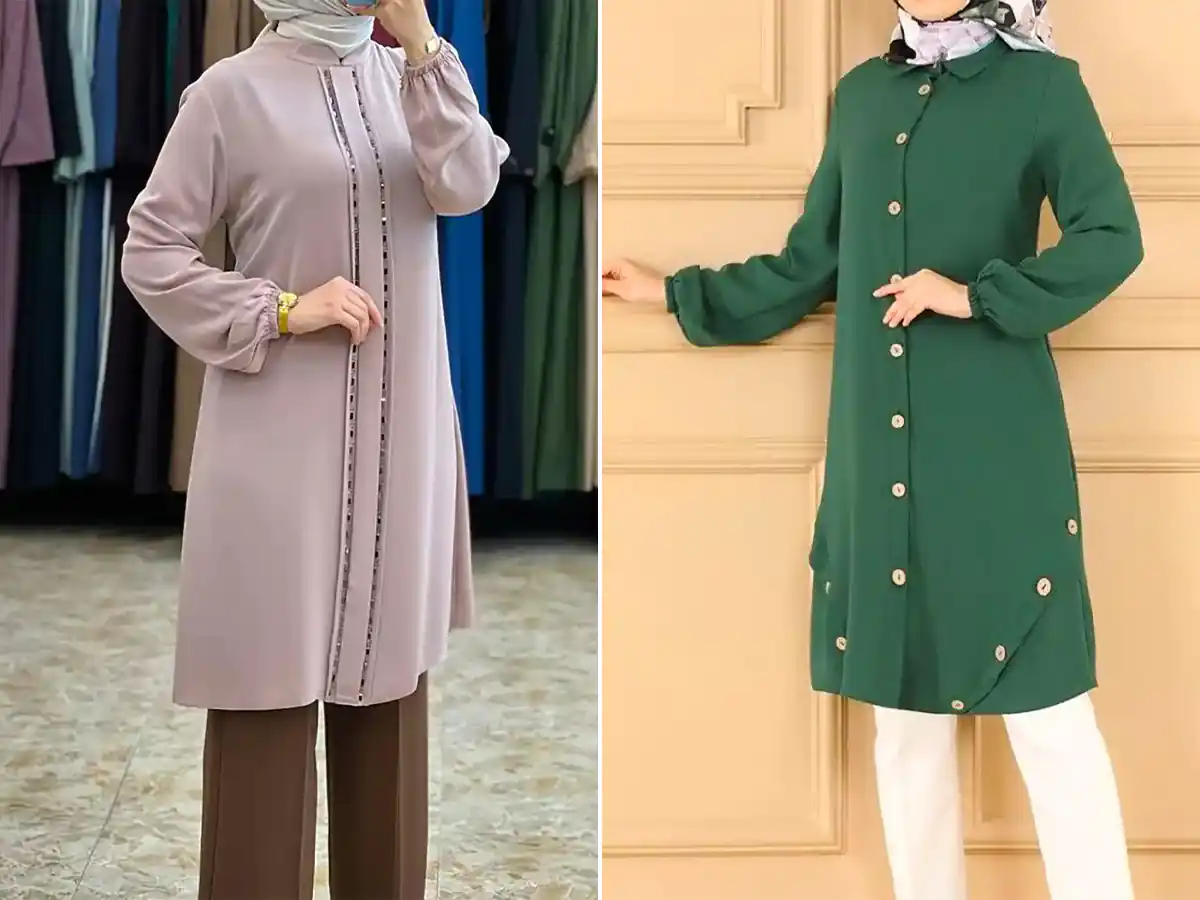 مانتو ساده بلند زنانه