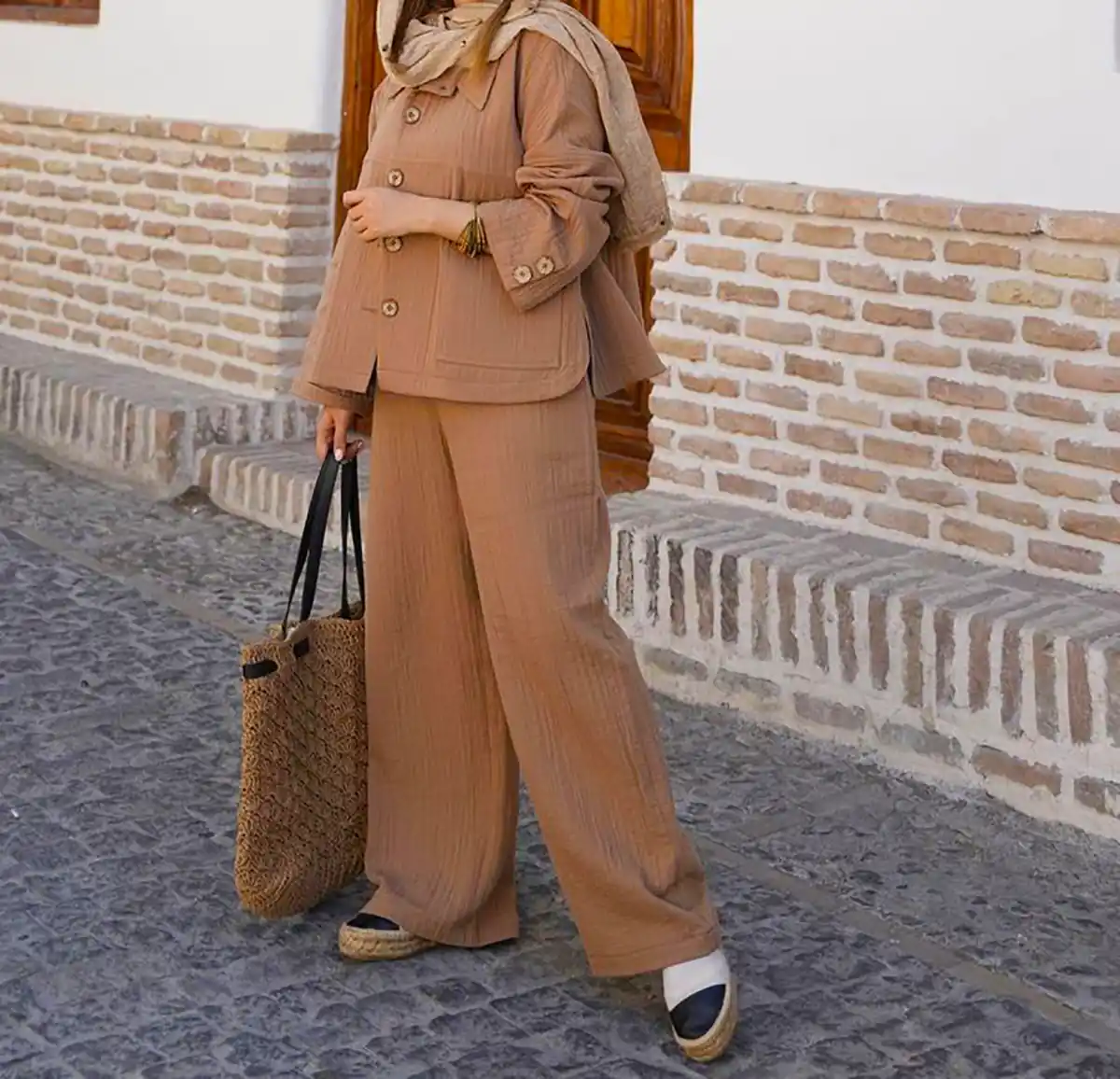 مانتو شلوار بیرونی شیک