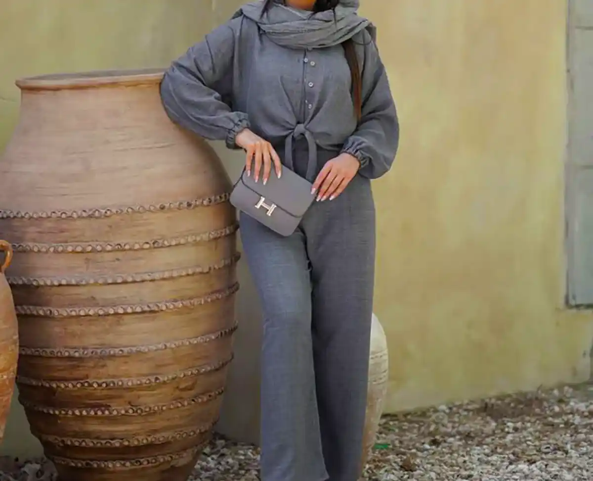 مانتو شلوار بیرونی شیک