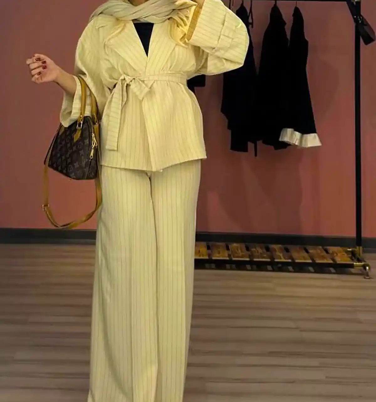 مانتو شلوار بیرونی شیک