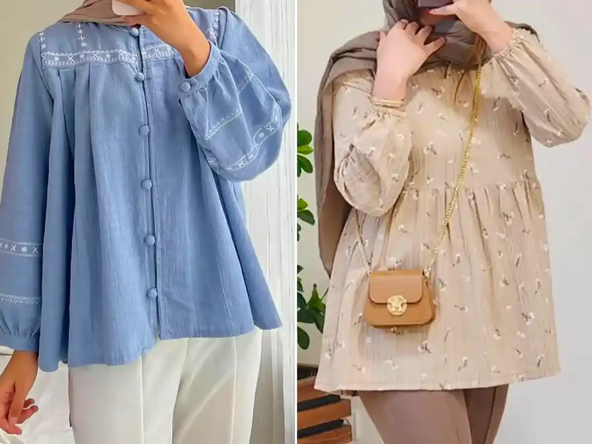 مانتو شومیزی راحت و ساده