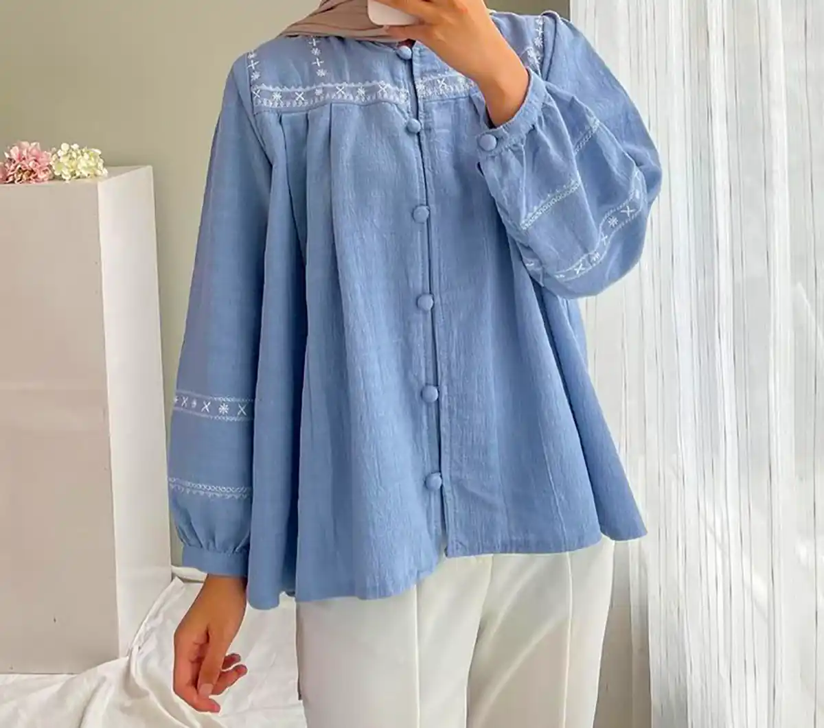 مانتو شومیزی راحت و ساده