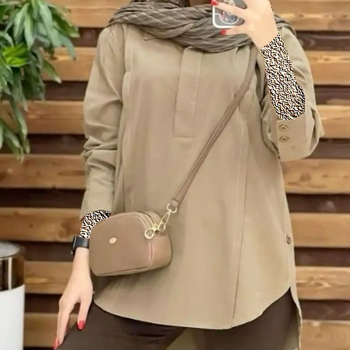 مانتو شومیزی راحت و ساده