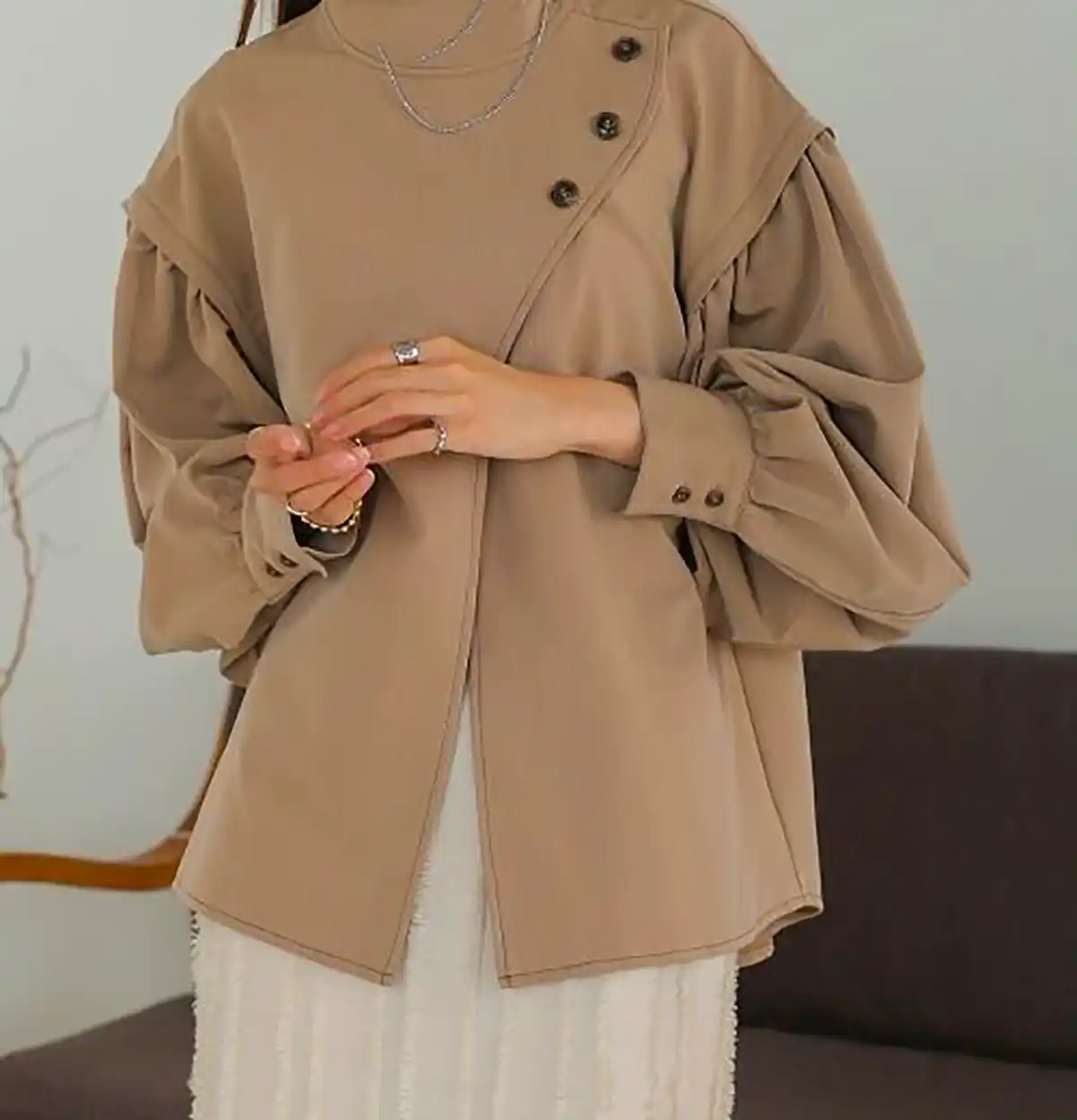 مانتو شومیزی راحت و ساده