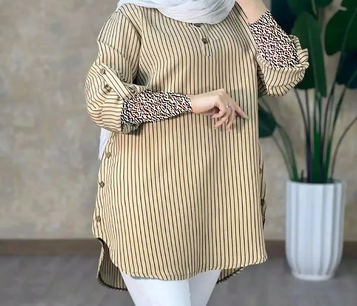 مانتو شومیزی راحت و ساده