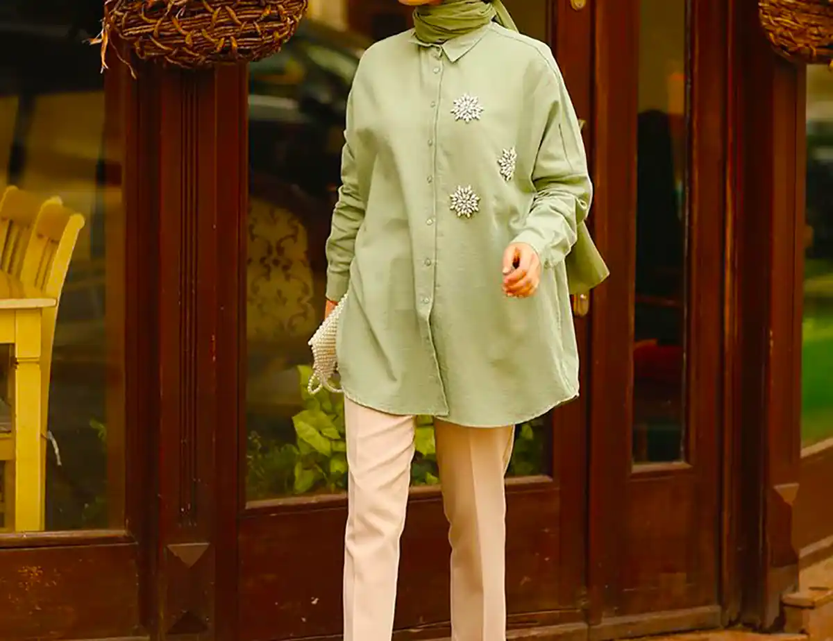 مانتو سایز بزرگ ترند زنانه