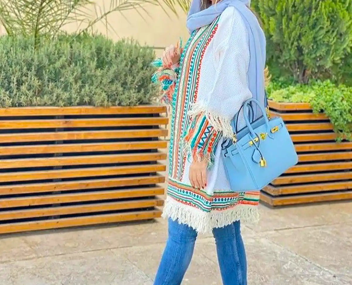 مانتو طرح دار بوتیکی زیبا