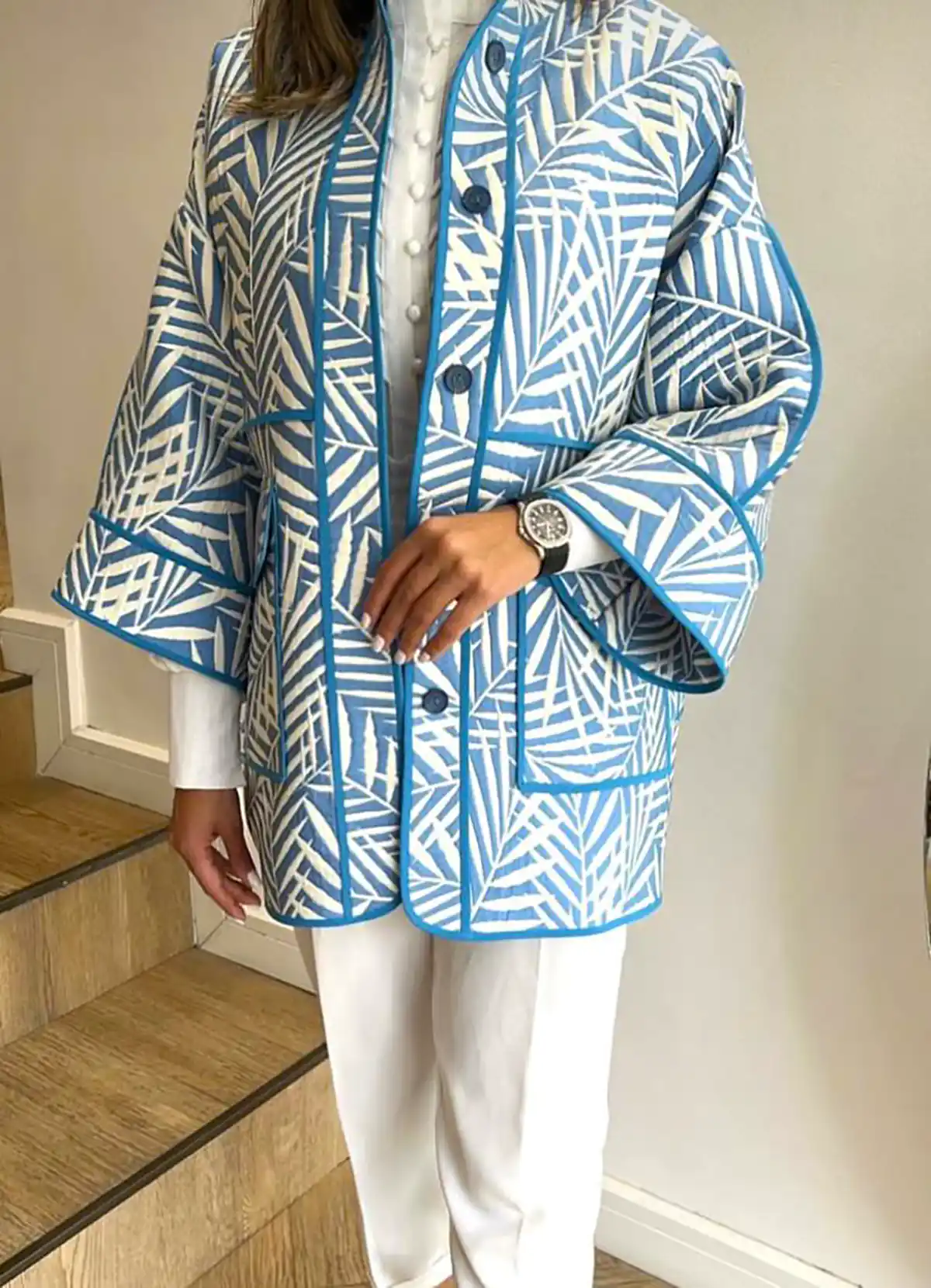 مانتو طرح دار بوتیکی زیبا