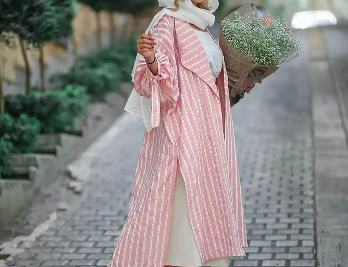 مانتو زنانه فری سایز لاکچری