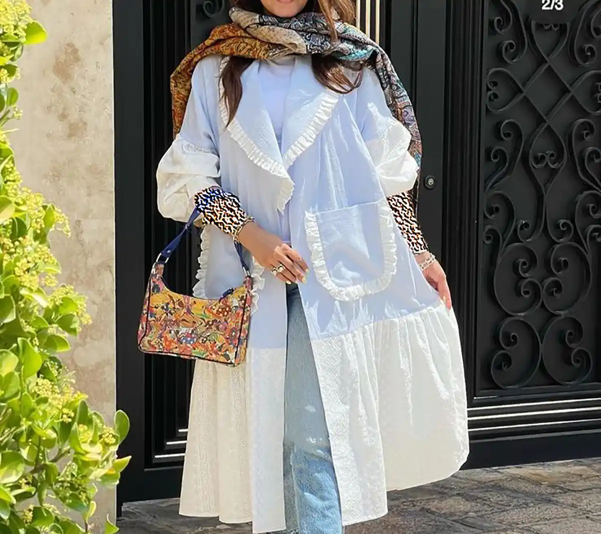 مانتو زنانه فری سایز لاکچری