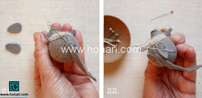 عروسک نمدی