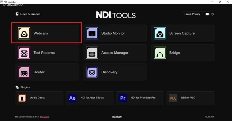 نرم افزار انتقال تصویر دوربین ایفون به ویندوز با NDI