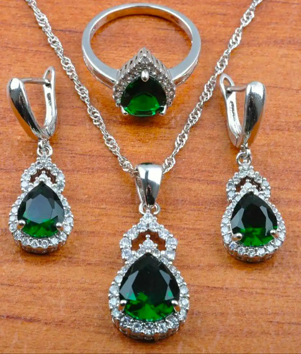 نیم ست سنگی طلا