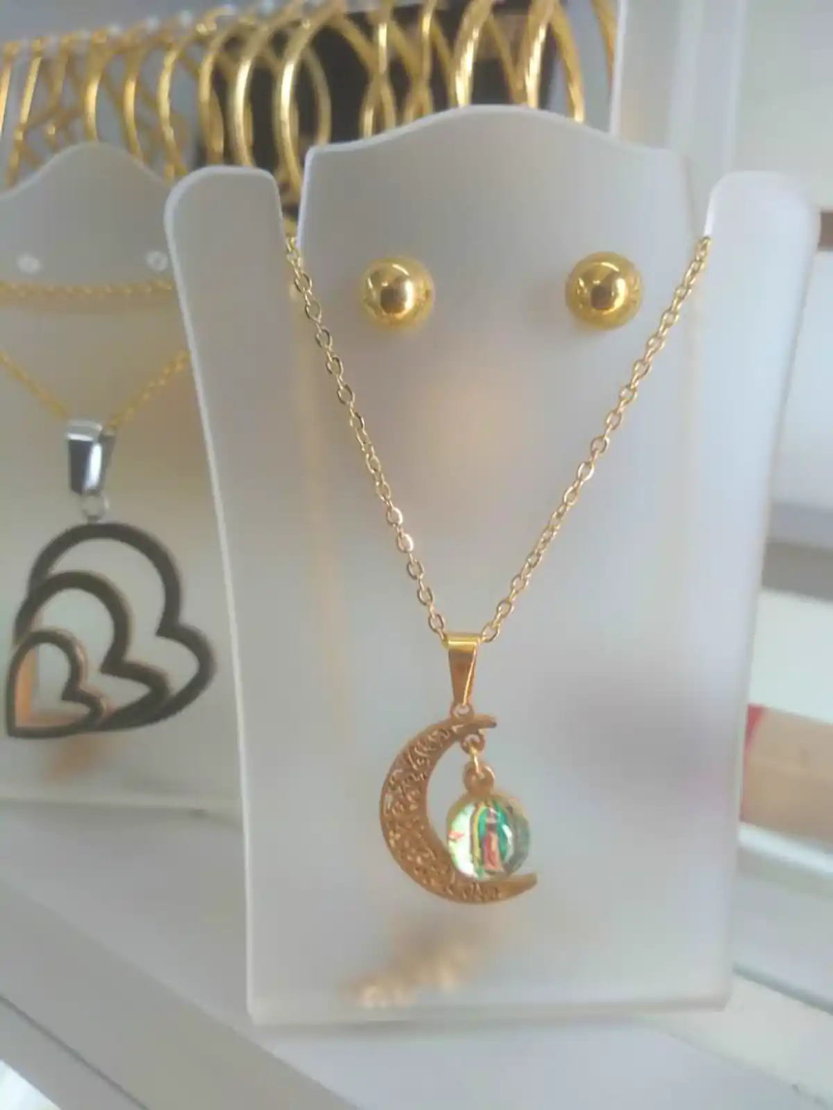 نیم ست طلا ظریف زیبا