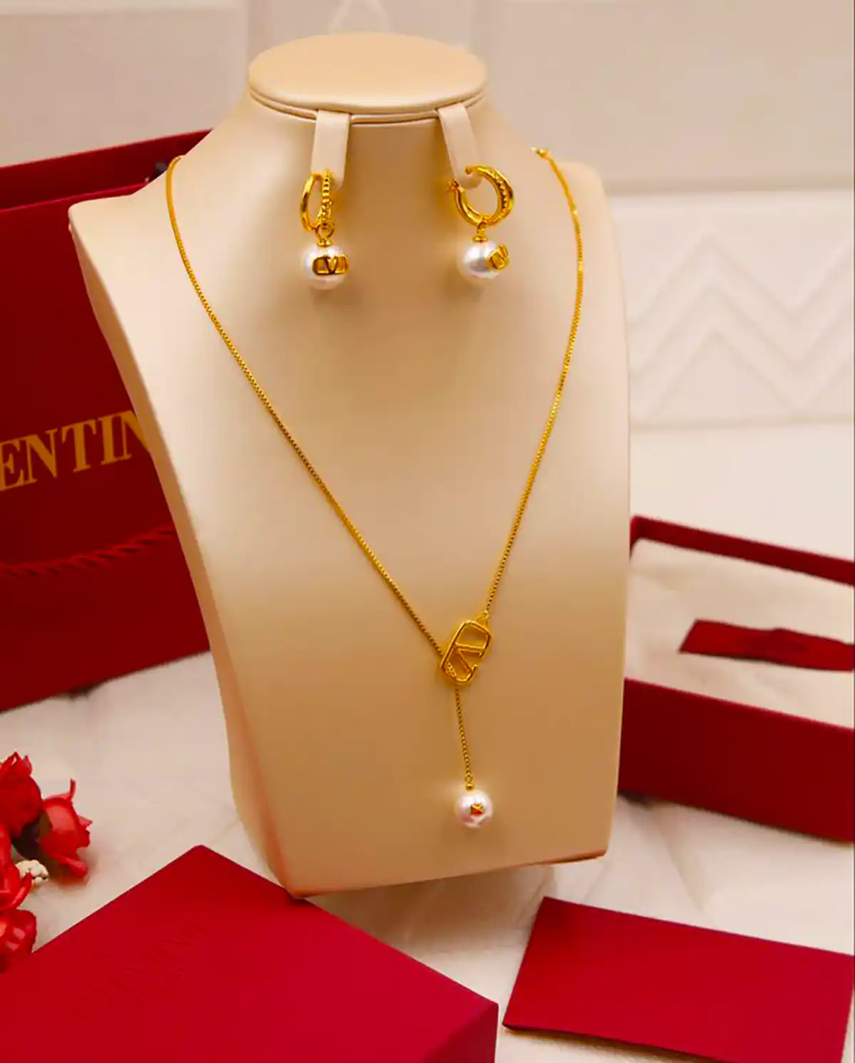 نیم ست طلا ظریف زیبا