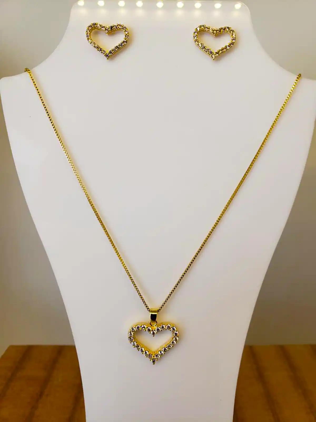 نیم ست طلا ظریف زیبا