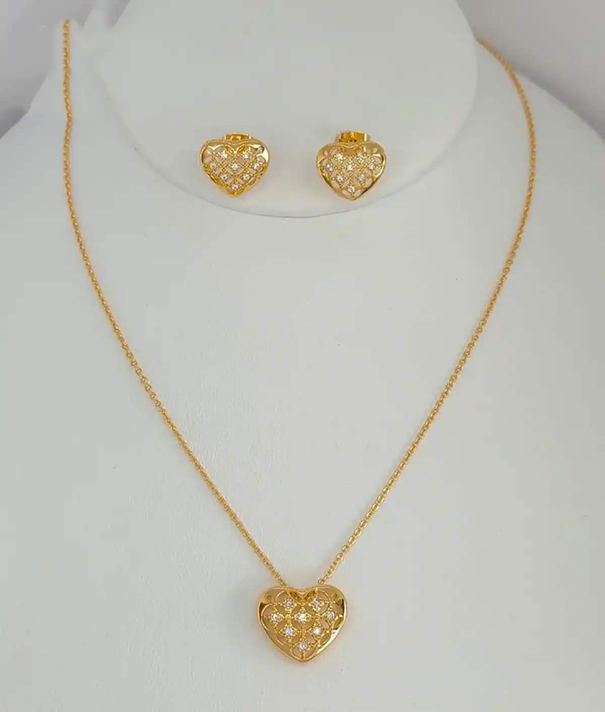 نیم ست طلا ظریف زیبا