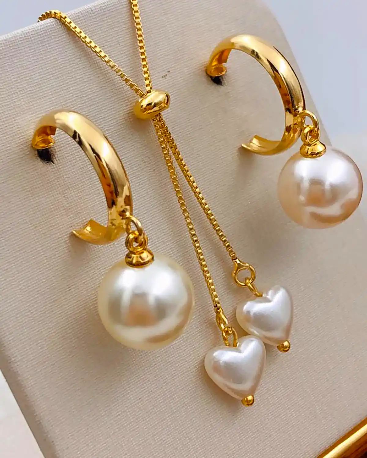 نیم ست طلا زیبا و جذاب