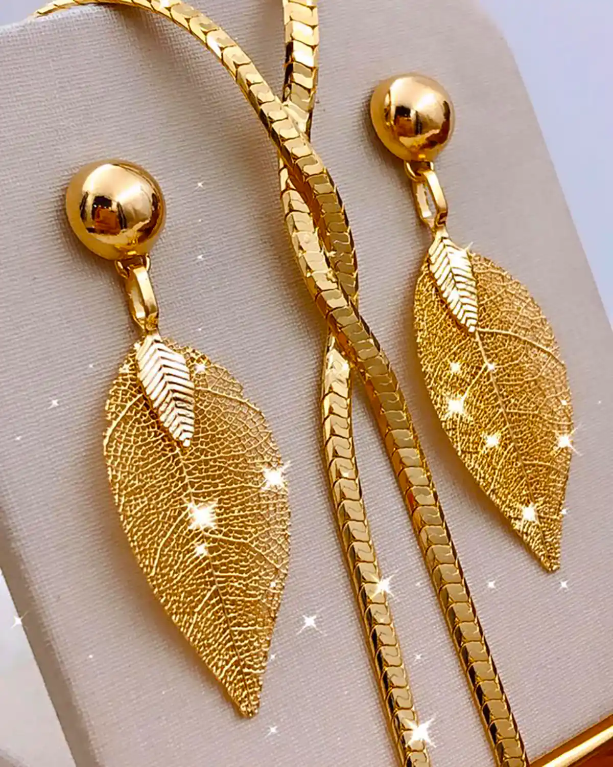 نیم ست طلا زیبا و جذاب