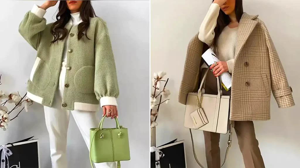 پالتو کوتاه و شیک زنانه