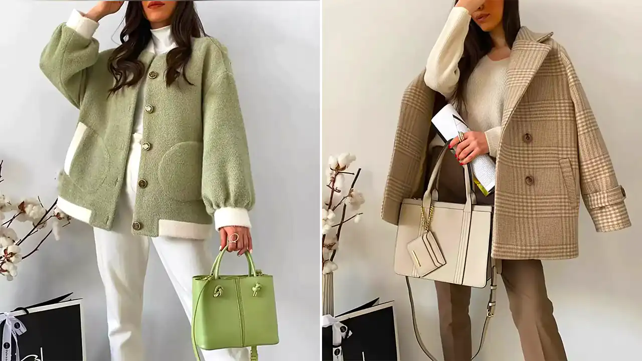 پالتو کوتاه و شیک زنانه