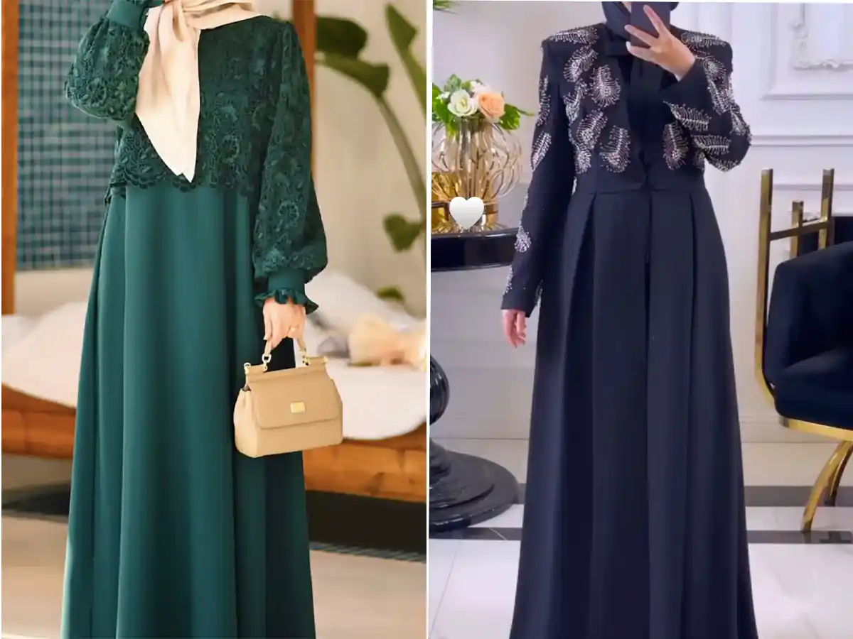 پیراهن ساده و بلند زنانه