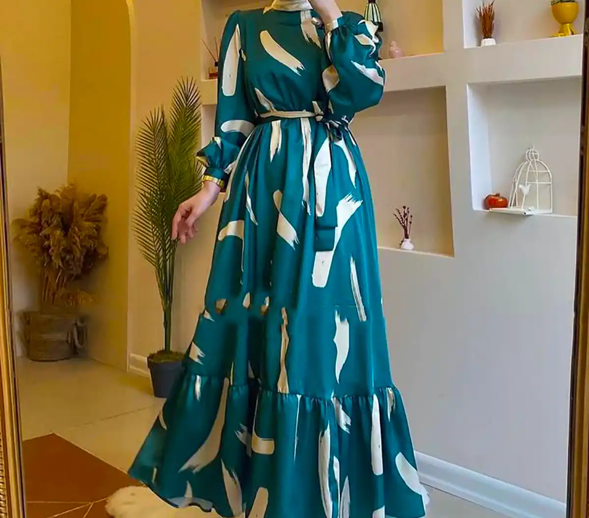 پیراهن طرح دار زیبا و جذاب