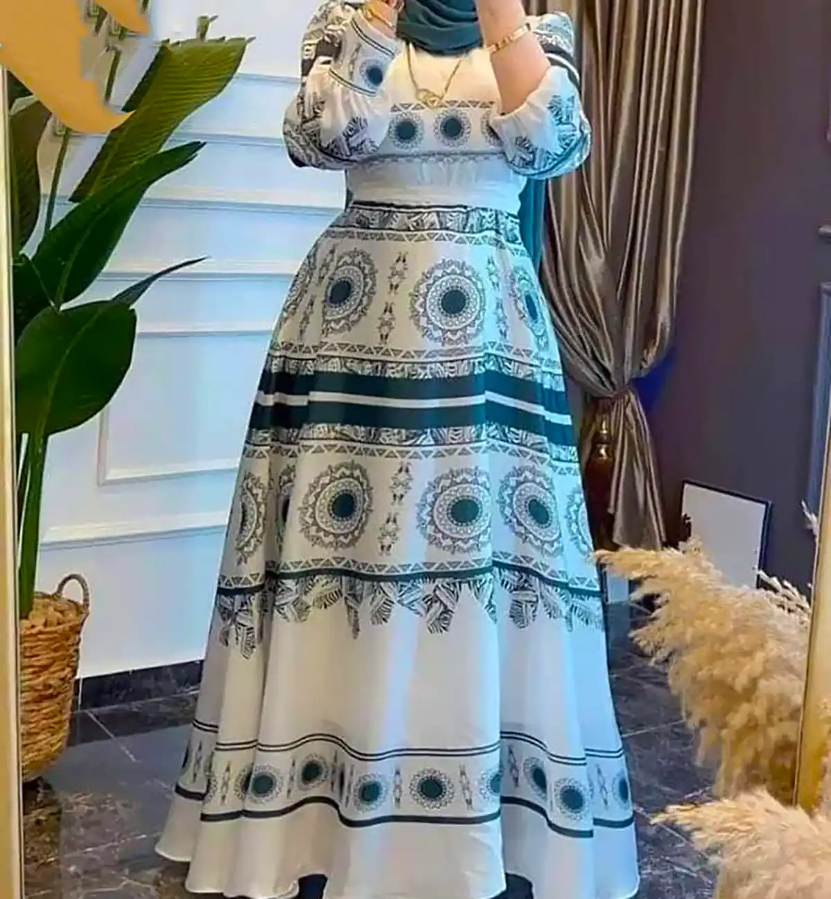 پیراهن طرح دار زیبا و جذاب