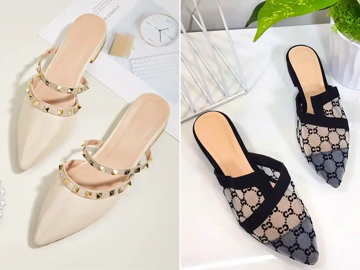 صندل جلو بسته شیک زنانه