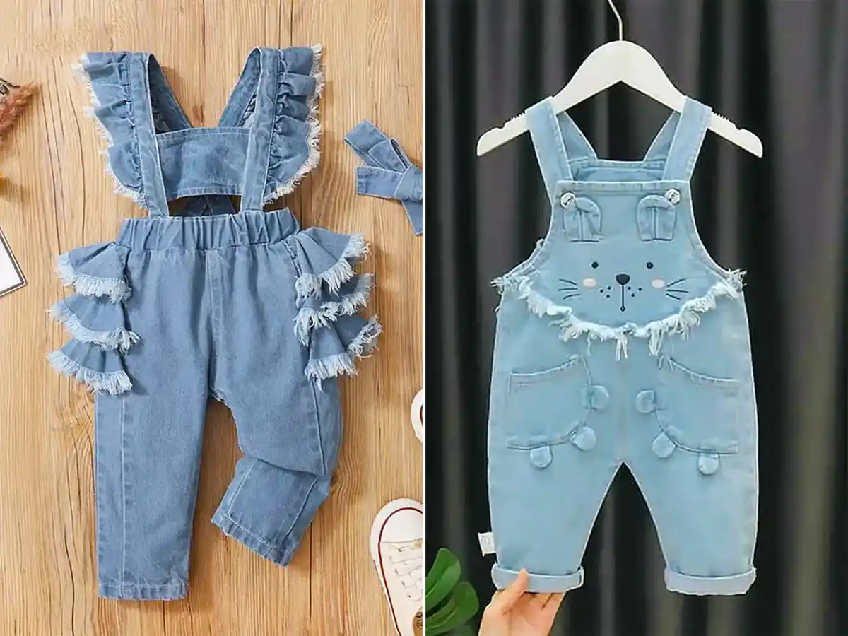 سرهمی جین بچه گانه شیک