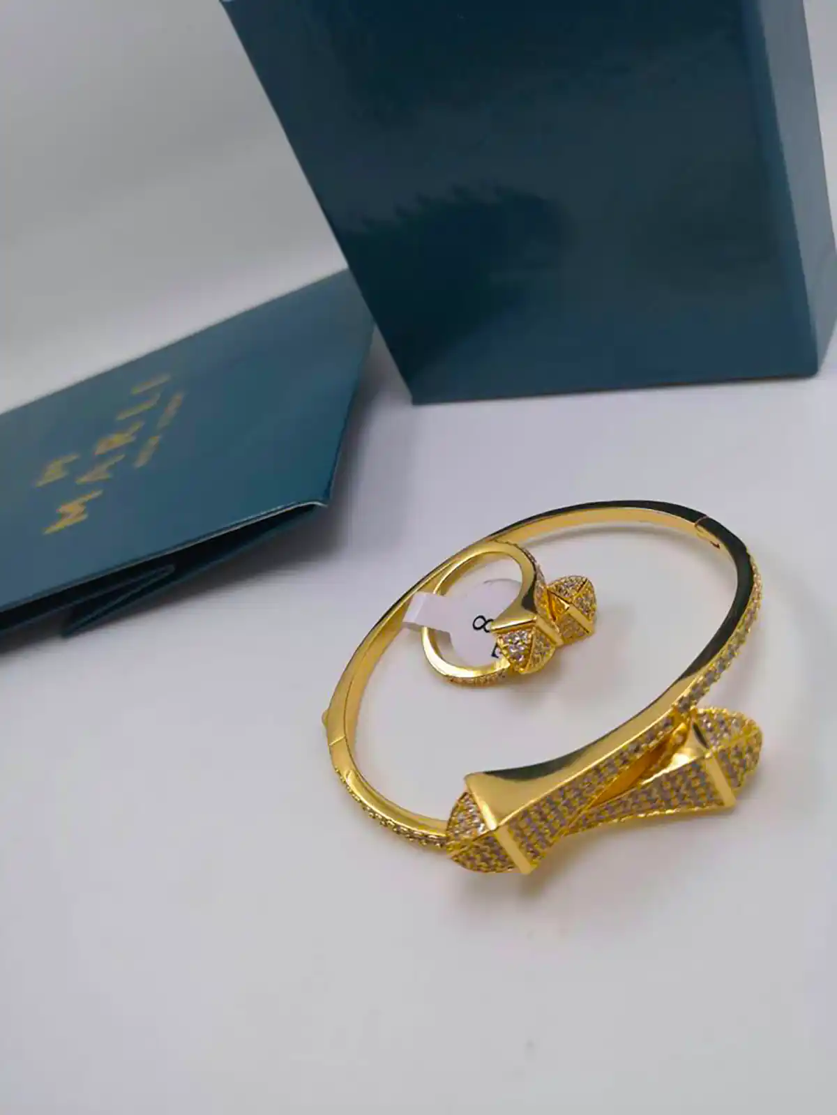 ست انگشتر دستبند زنانه طلا