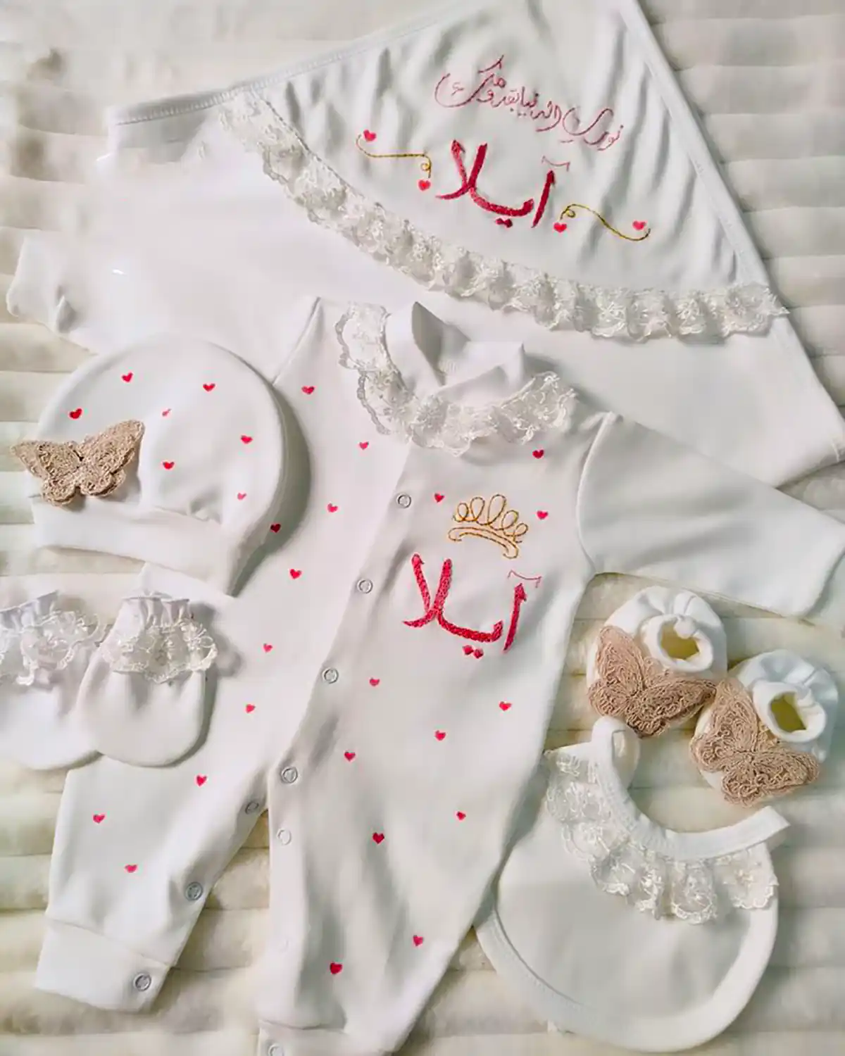 ست چند تیکه لباس نوزادی