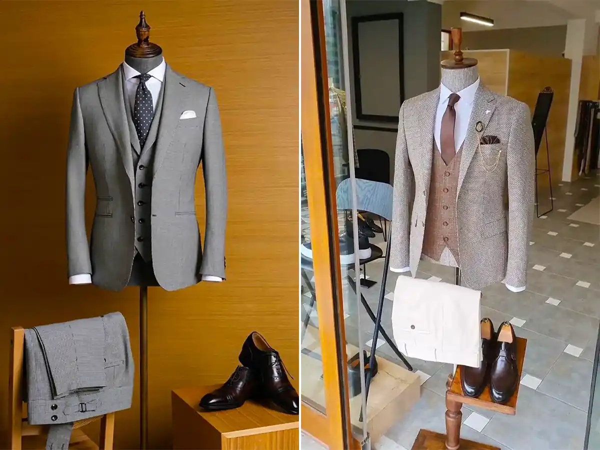 ست کت شلوار دامادی شیک