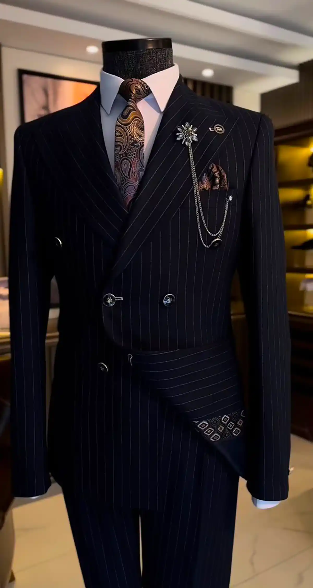 ست کت شلوار دامادی شیک