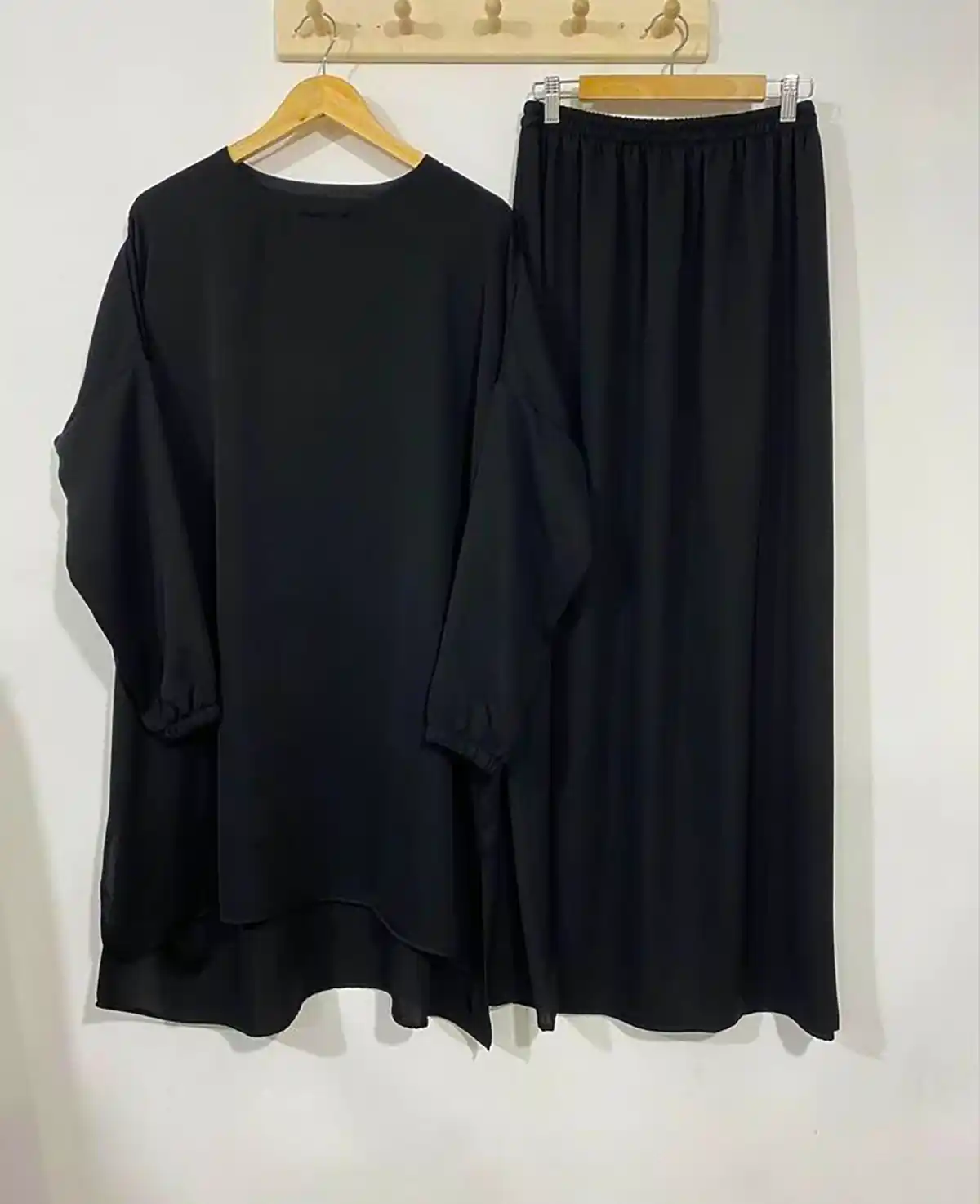 ست شومیز شلوار مشکی زنانه