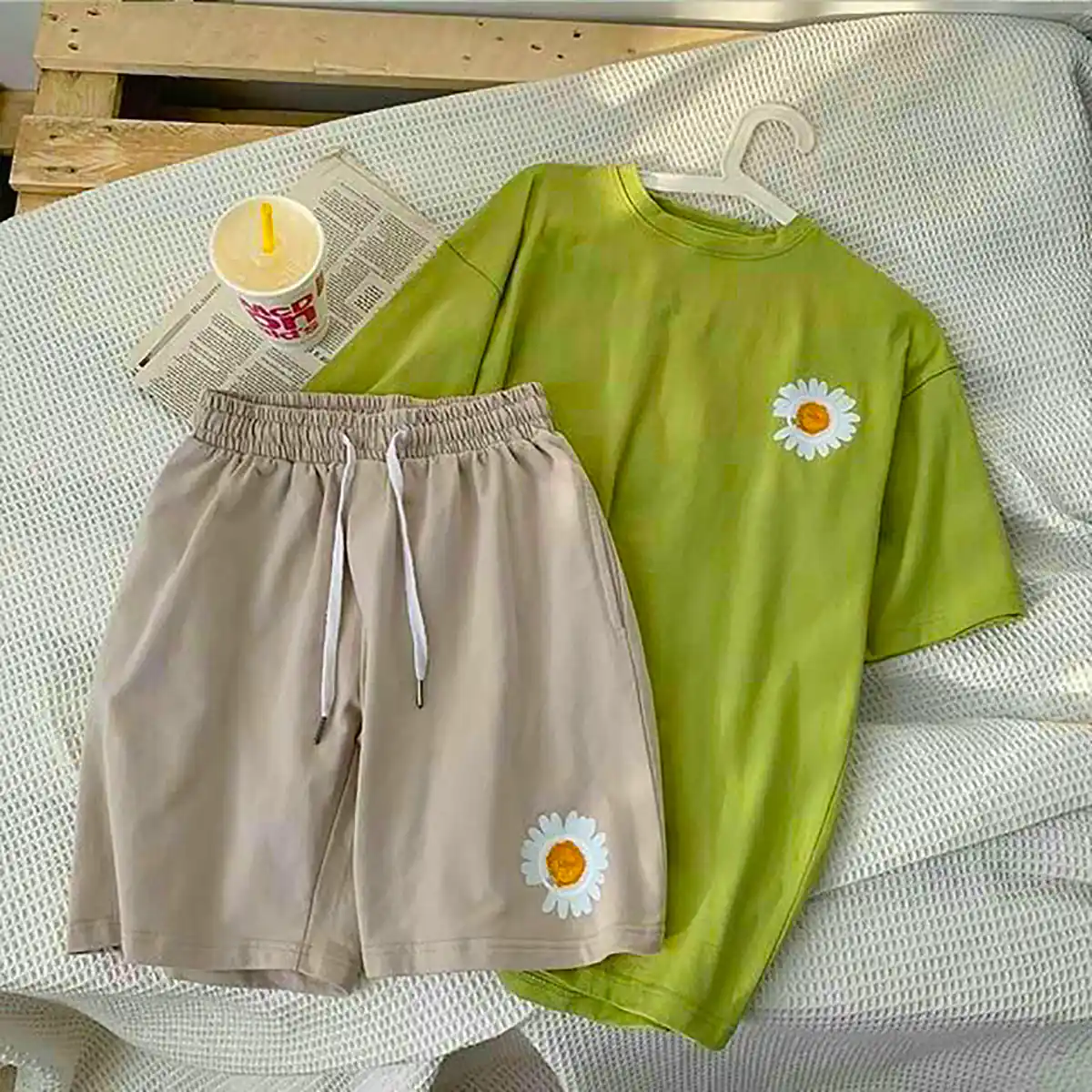 ست تیشرت شلوارک دخترانه